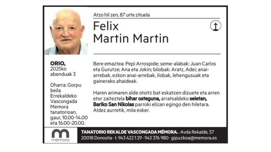 Felix Martin Martin