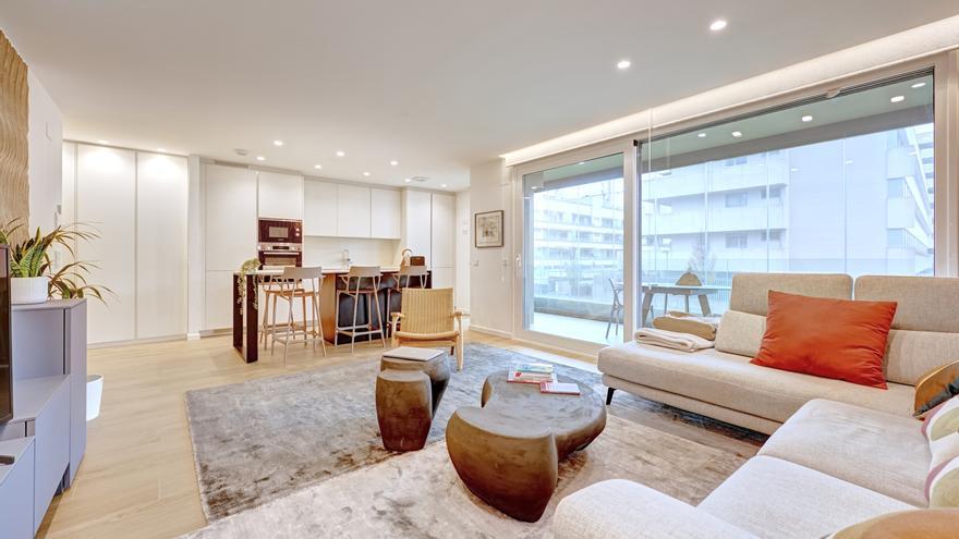 Un piso diferente en Ripagaina: calidades premium y una terraza para todo el año