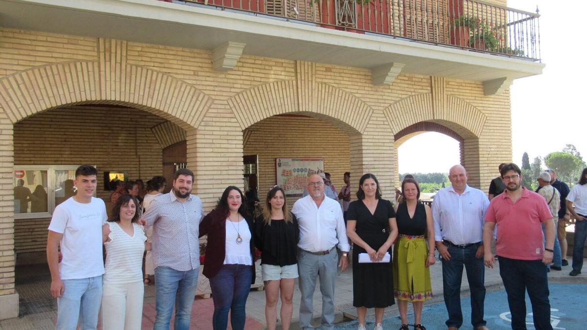 Corporación municipal de Murchante en junio de 2023.