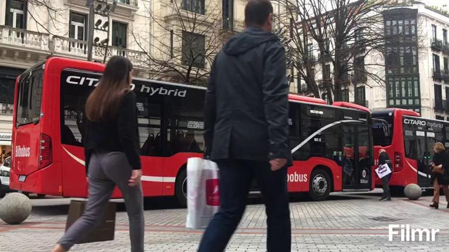 Presentación de los nuevos autobuses de Bilbobus