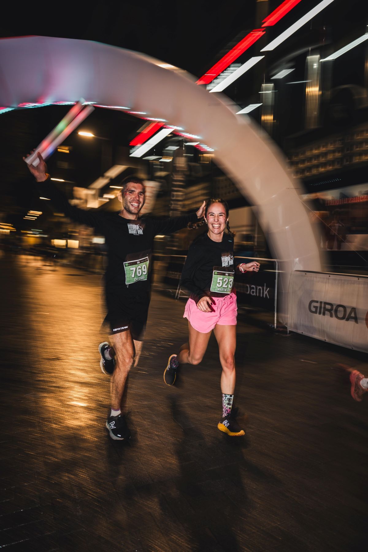 Las mejores imáganes de la Giroa Veolia Vitoria Night Run