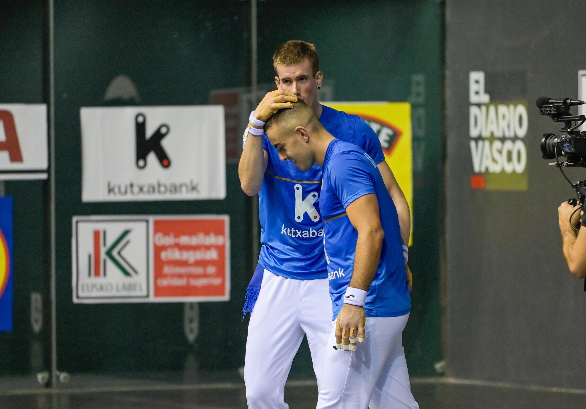 Larrazabal-Mariezkurrena II superan a Laso-Albisu en la tercera jornada del Campeonato de Parejas.