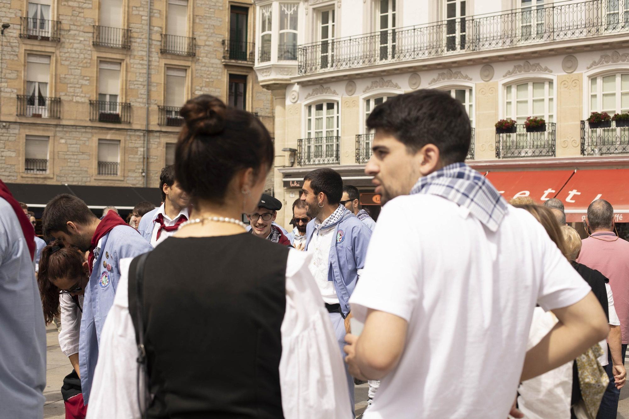 En imágenes: Blusas y neskas disfrutan de Santiago