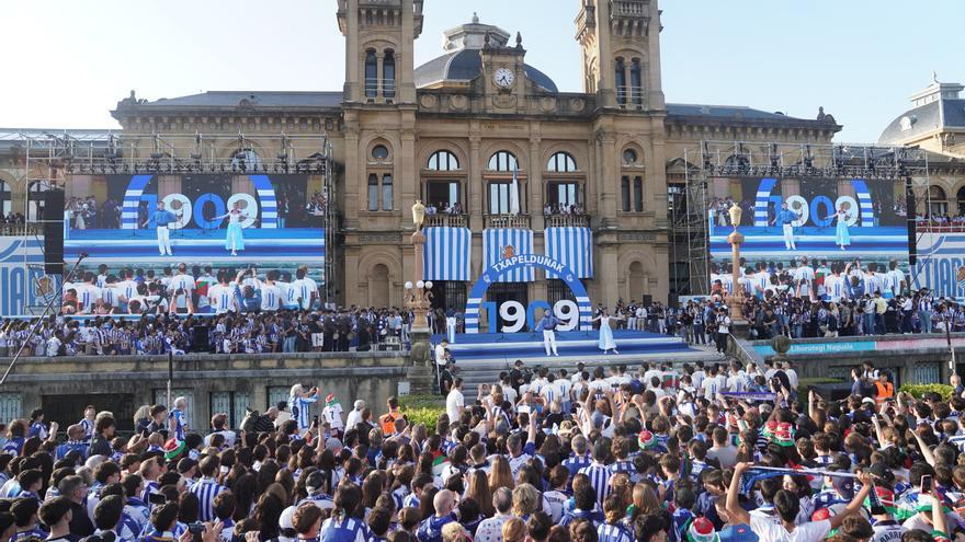 La Copa del Rey declara el estado de felicidad colectiva en Donostia