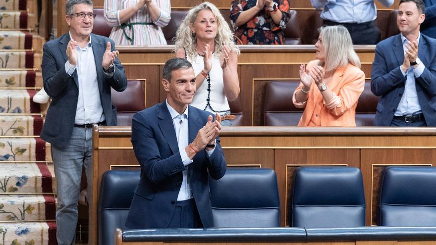 El Congreso exige, con el apoyo de Junts, que Sánchez se someta a una moción de confianza