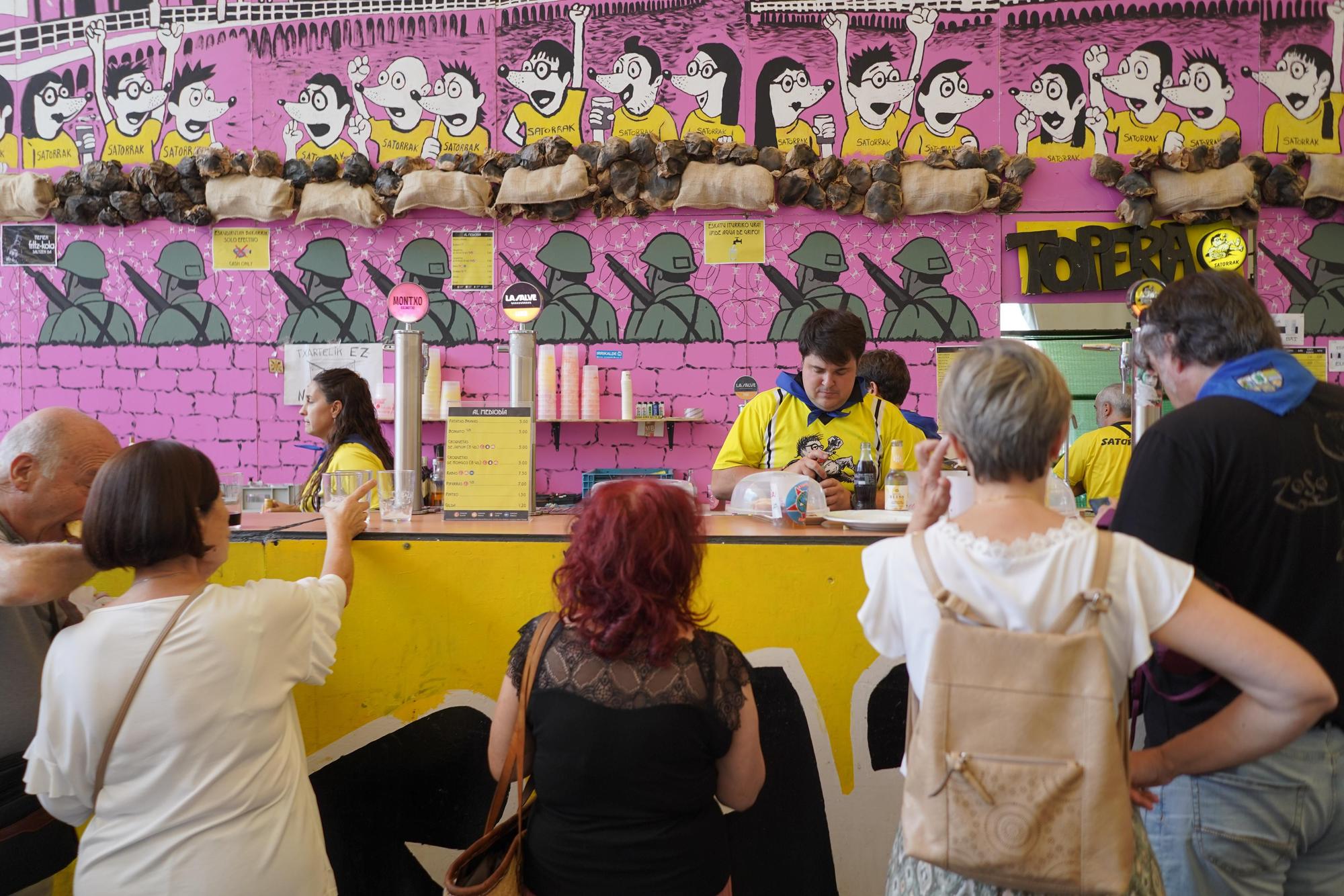 En imágenes: buen tiempo y gran ambiente en el último fin de semana de Aste Nagusia