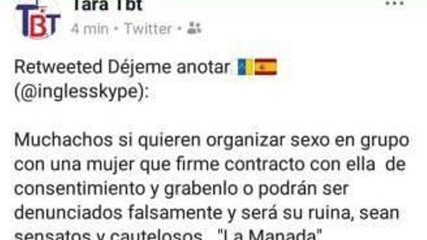 Repulsa por los insultos a la víctima de la &#039;Manada&#039; en las redes sociales de un club deportivo canario