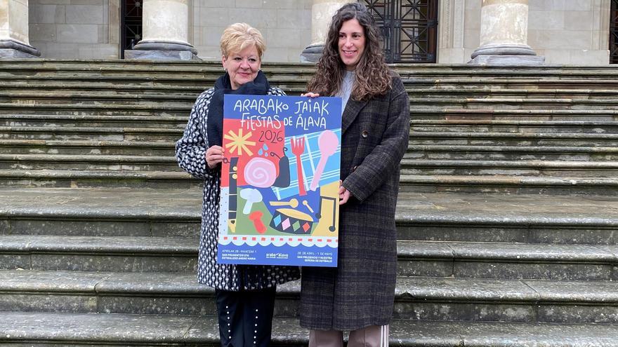 Aiala Lucero Ibisatek irabazi du 2026ko Arabako Jaiak iragartzeko kartel lehiaketa