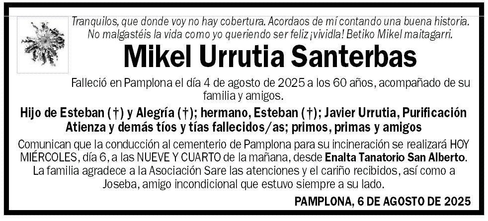 Mikel Urrutia Santerbas