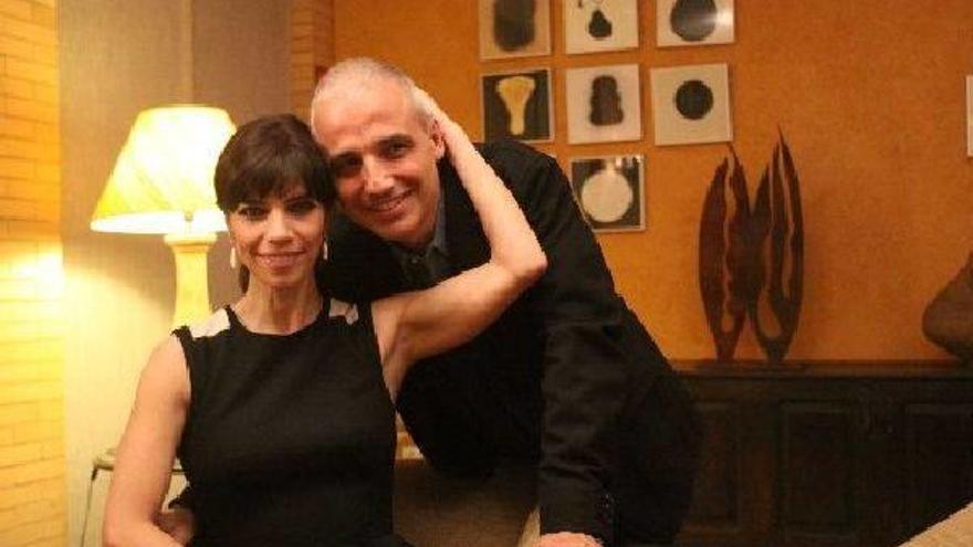 Berger con Maribel Verdú, protagonista de &#039;Blancanieves&#039;.
