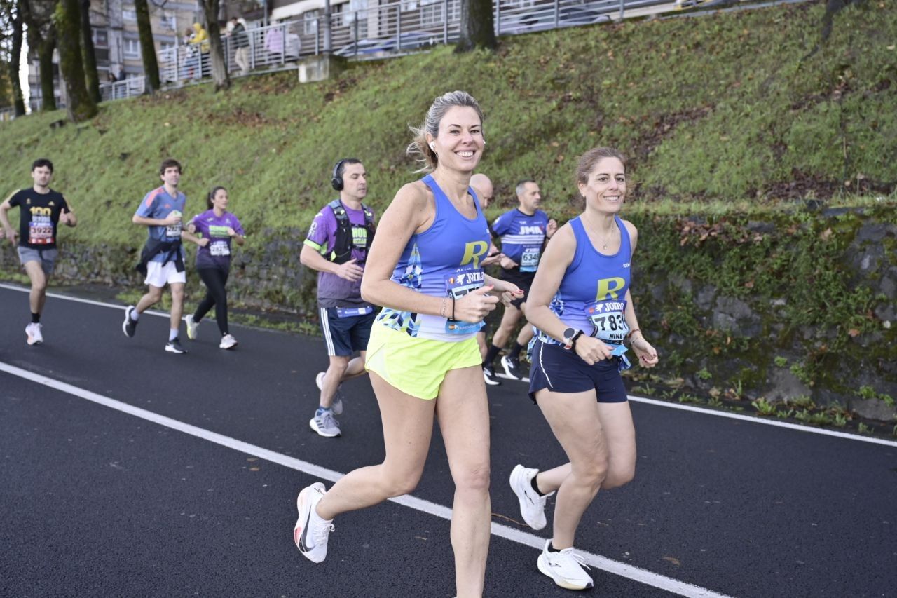 Ilusión y concentración en la salida de la Behobia-San Sebastián