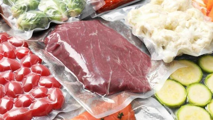 Imagen de un alimento envasado al vacío
