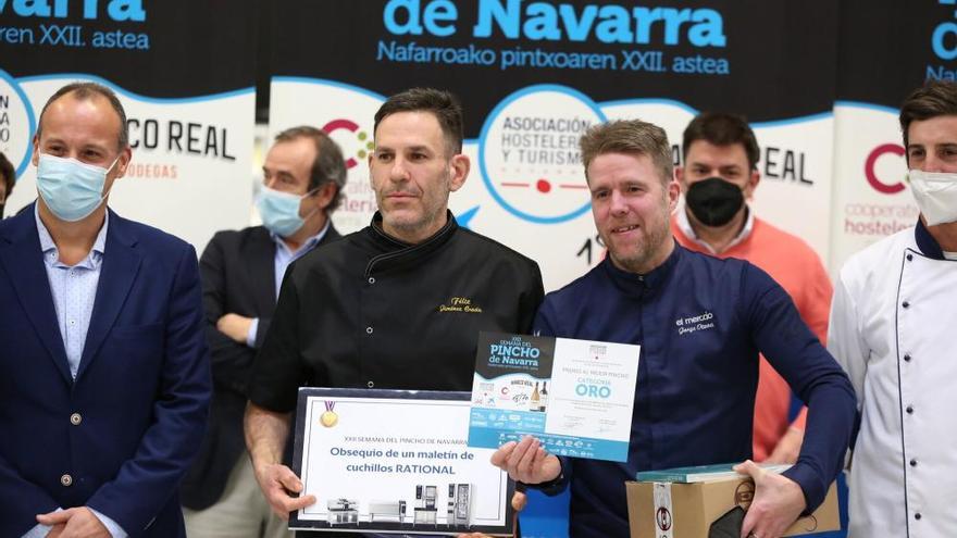 Declaraciones de los ganadores de la Semana del Pincho de Navarra