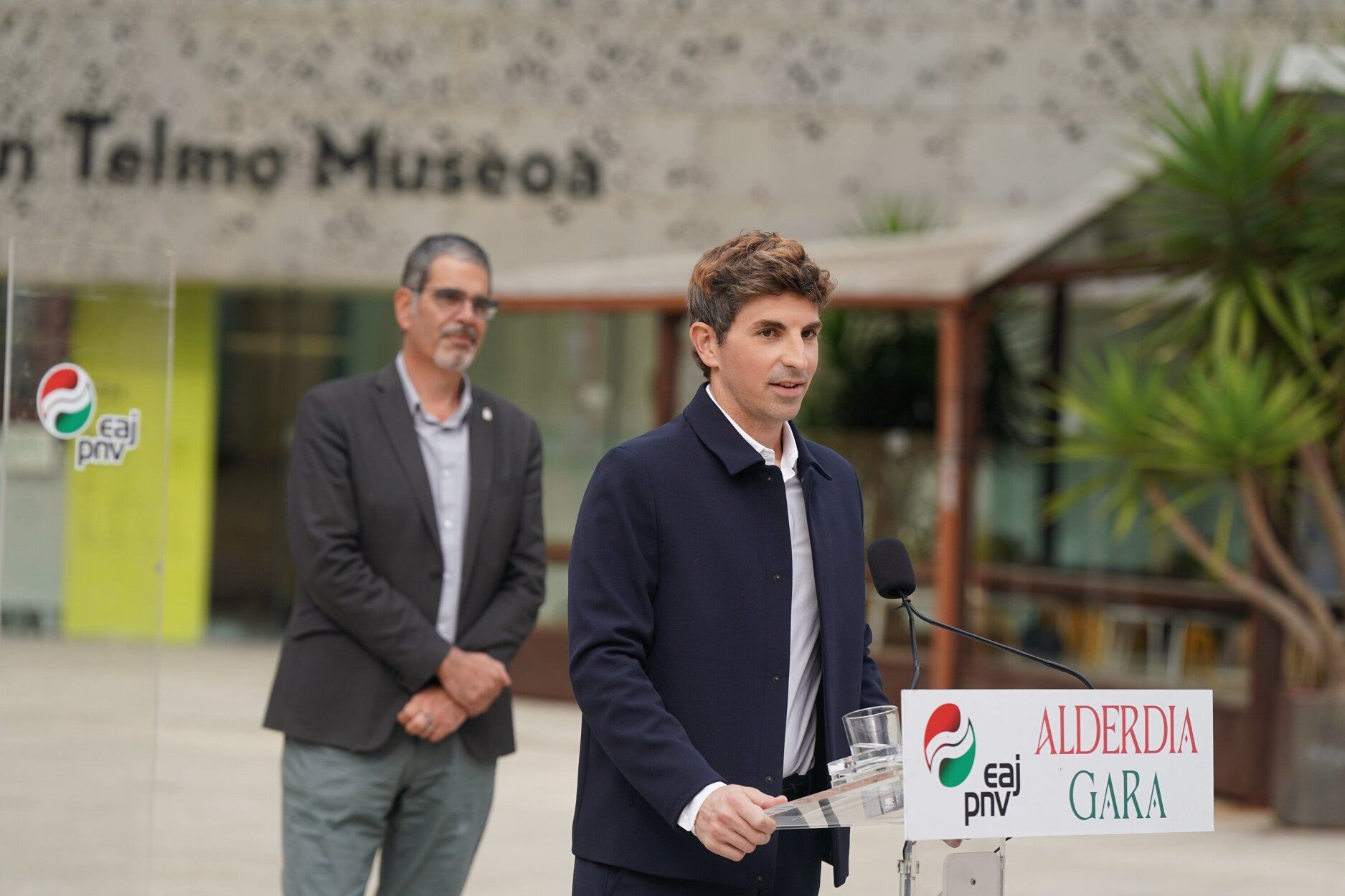Jon Insausti habla tras ser designado el candidato del PNV para sustituir a Goia como alcalde