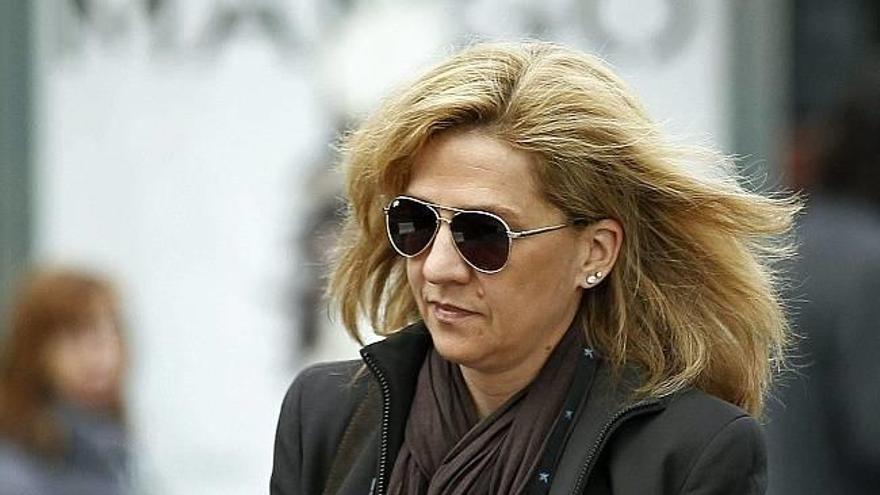La infanta Cristina acude a su trabajo.