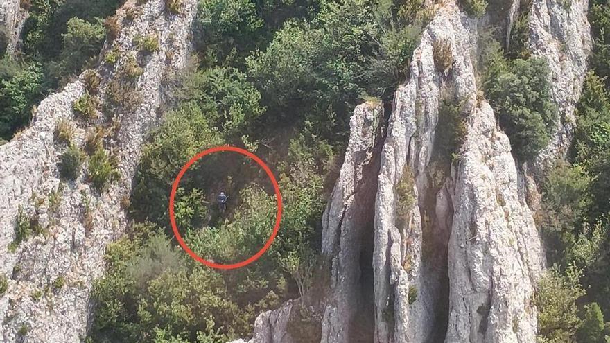Rescatado un senderista de 63 años en Montejurra