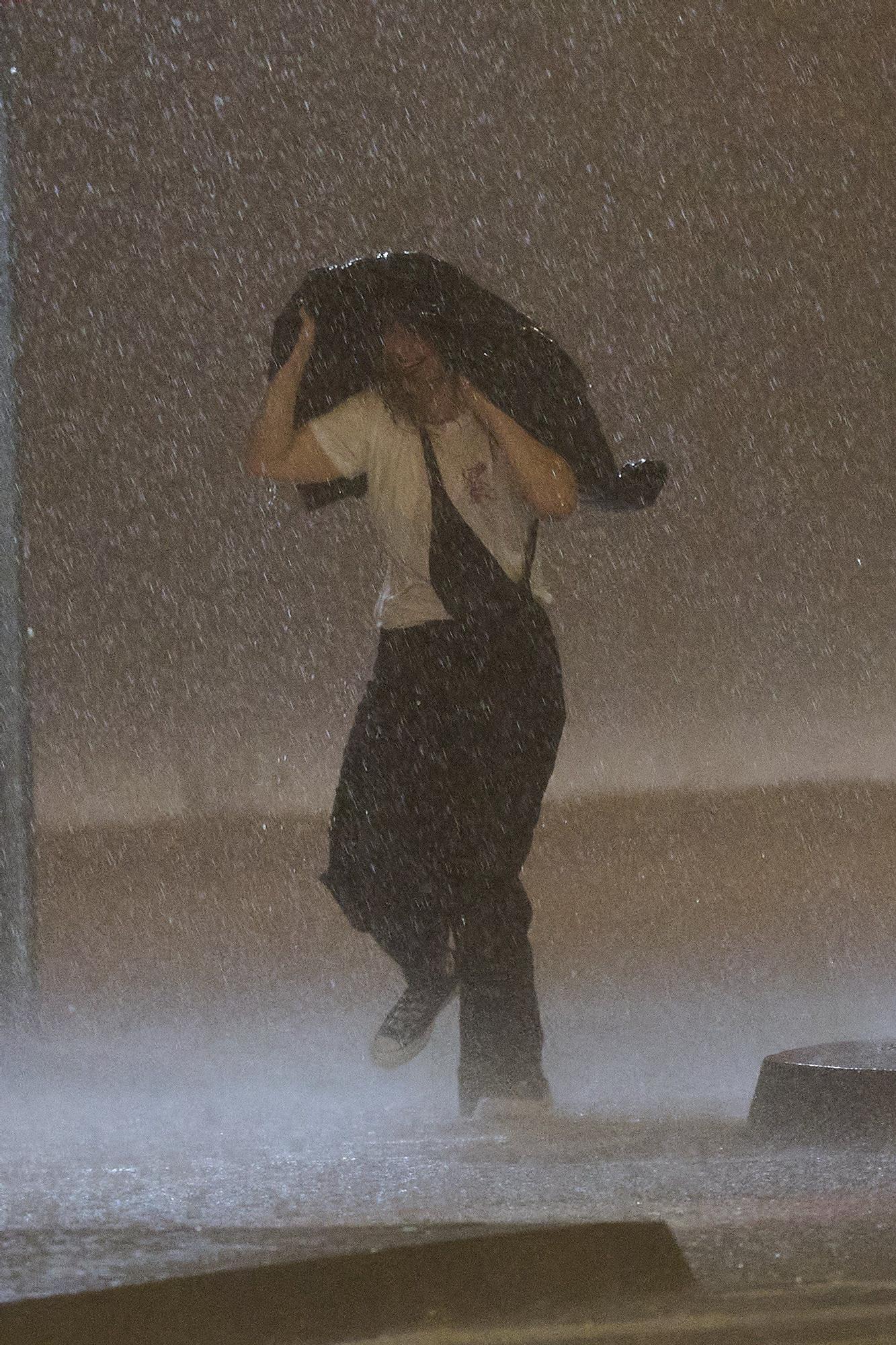 Tormenta en Pamplona y la Comarca