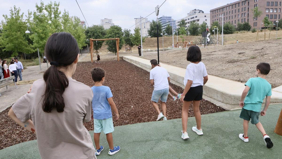 Presentación este verano del parque infantil inclusivo de Borinbizkarra, gracias a Hobetuz