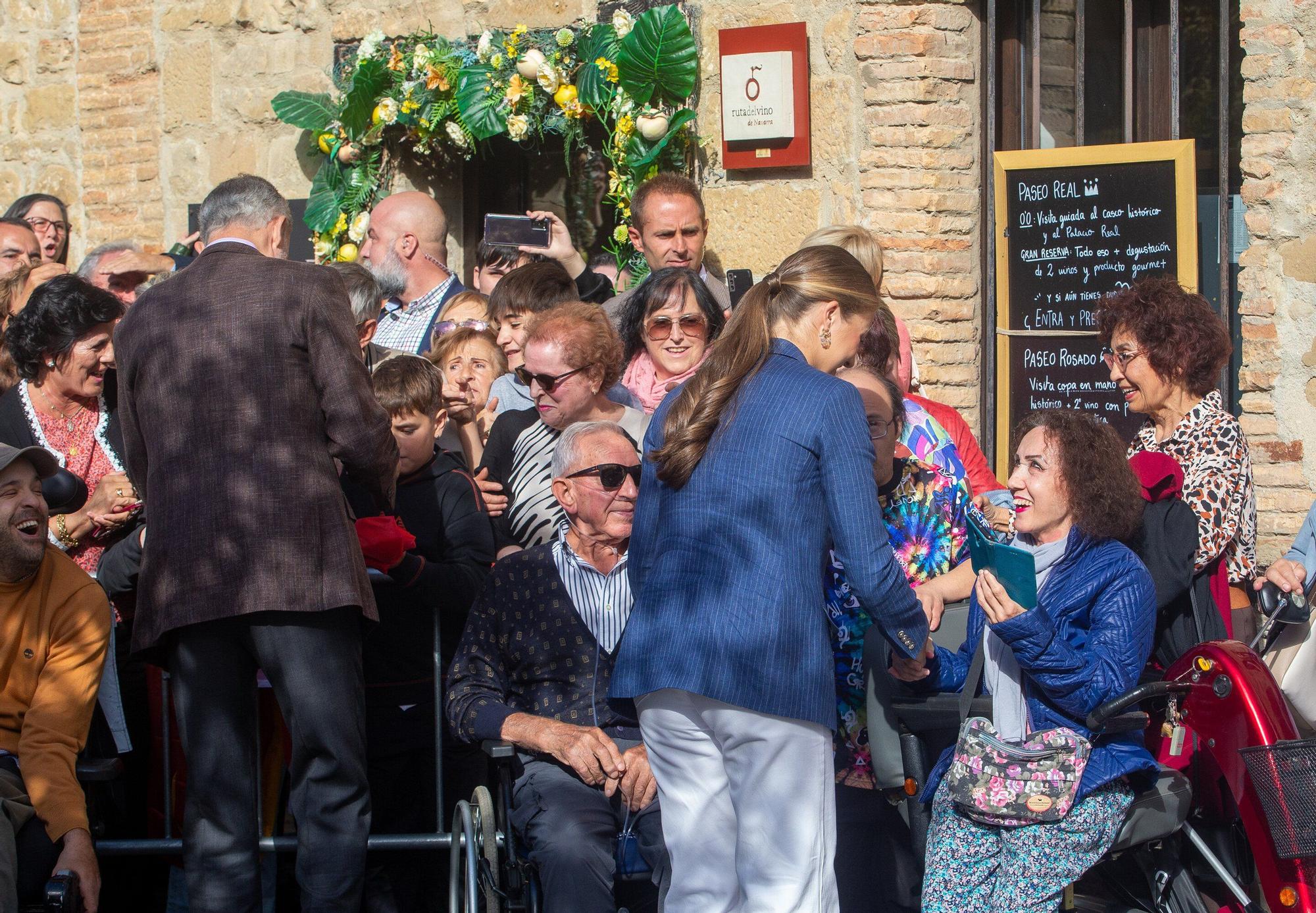 Fotos de la visita de los Reyes a Olite y Tudela