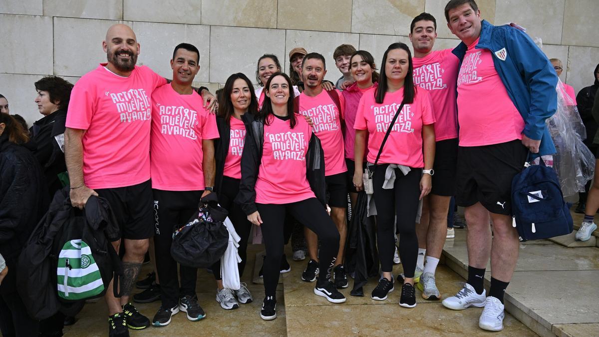 Iván, Jorge, Naia, Sara, Iban, Marta, Irantzu, Uriel, Cinthia y Mikel han acudido desde Portugalete.