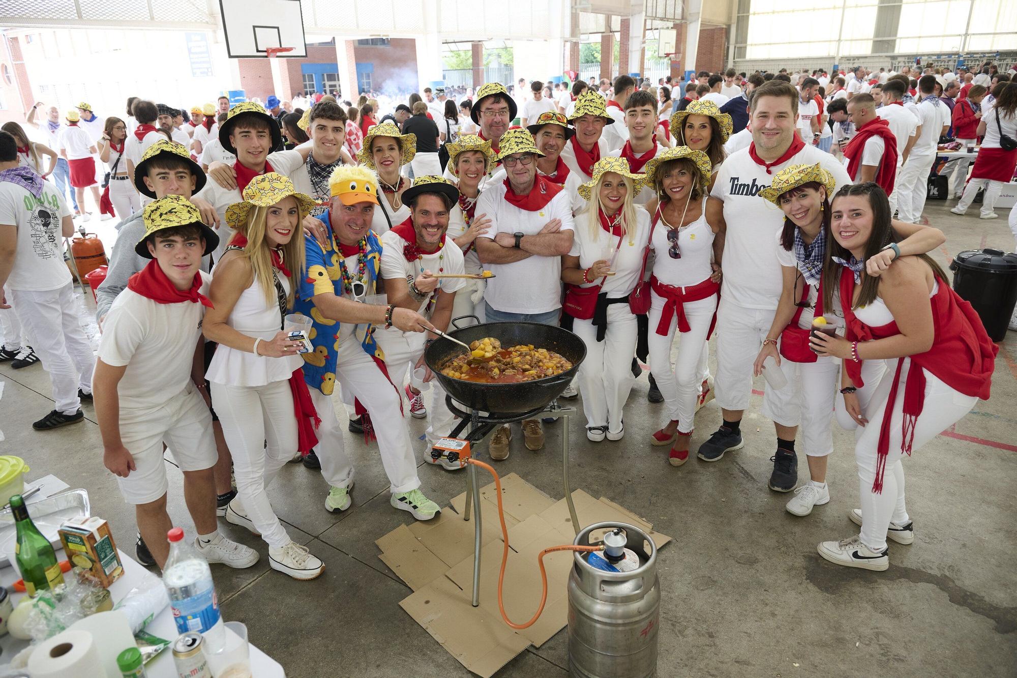 Fotos de la comida del pato en Zizur