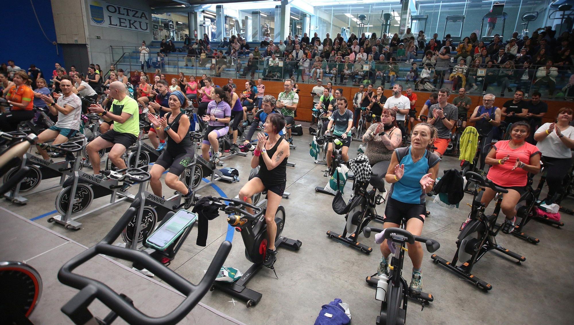 Spinning Band Solidario en Ororbia: música y deporte en directo por una buena causa