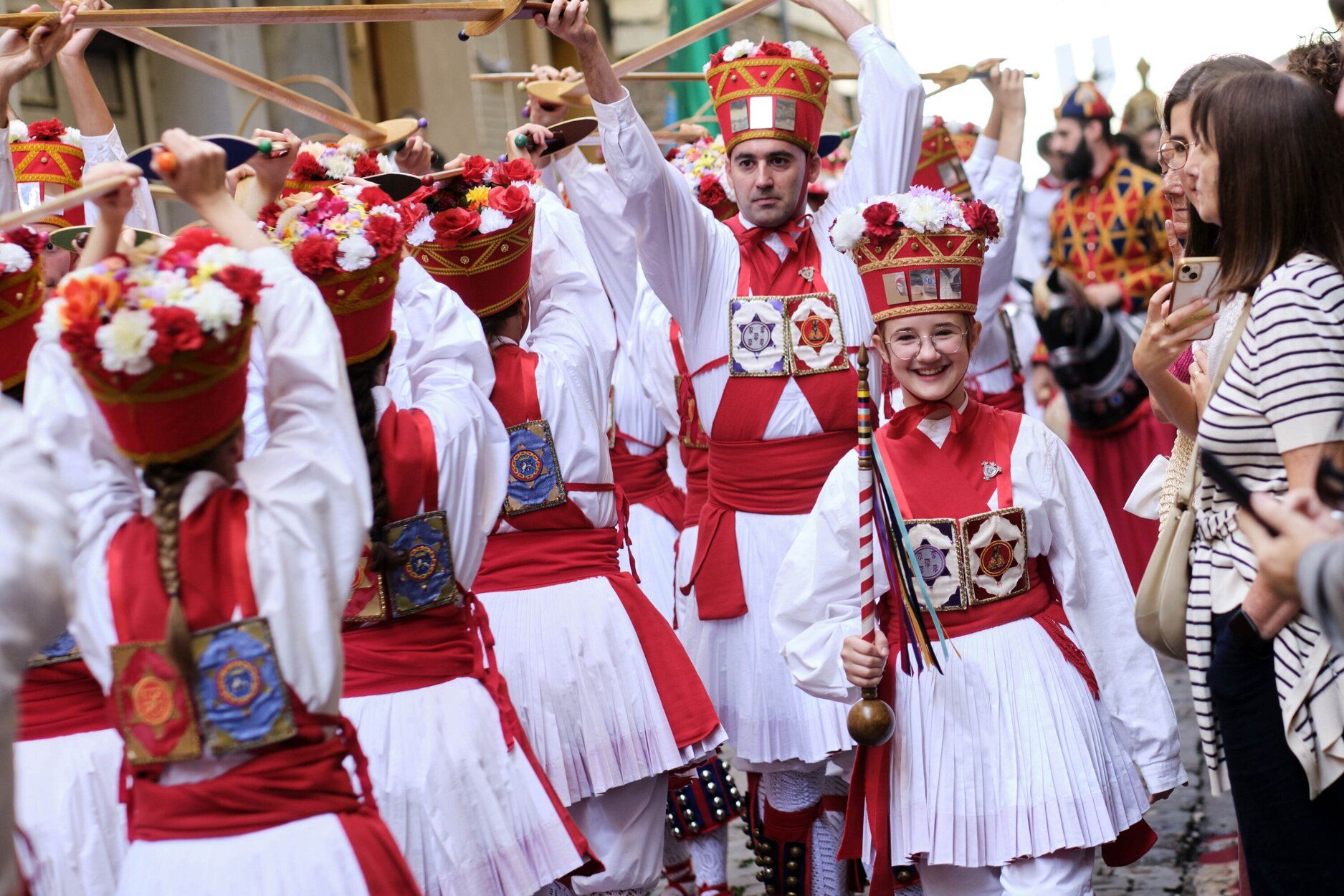 Fotos de la procesión de San Fermín Txikito