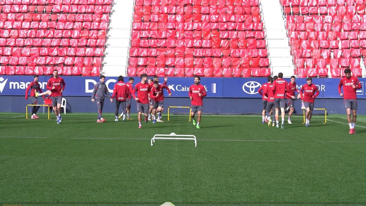 Entrenamiento Osasuna