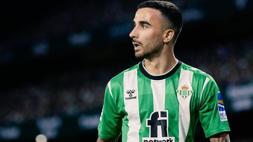 Rober González, con un partido con el Betis