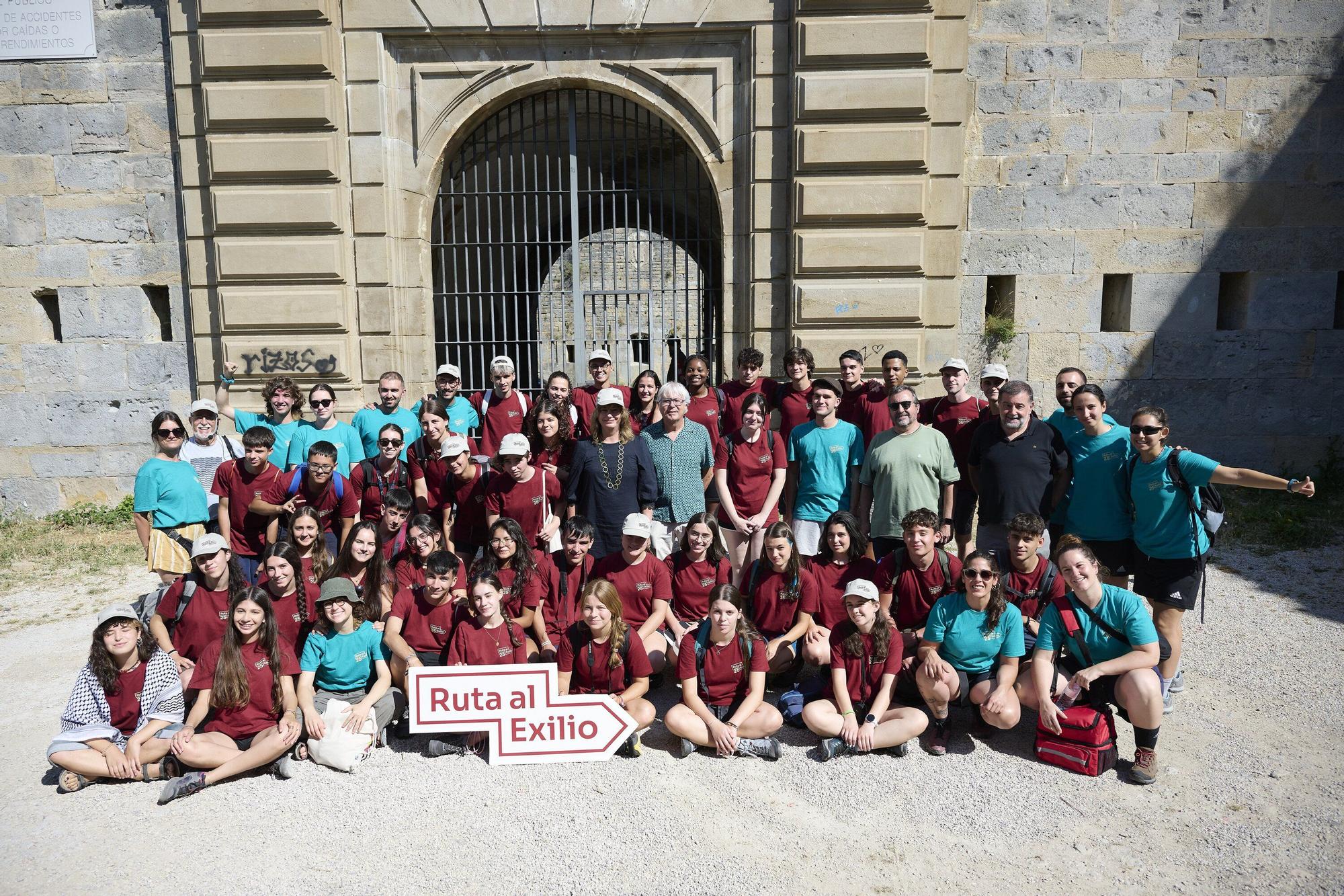 Comienza el viaje &#039;Ruta al exilio&#039; en el Fuerte de Ezkaba