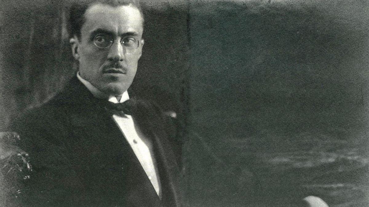 Juan Carlos Isusi en una fotografía cercana a 1922, fecha de nacimiento de la Sinfónica de Bilbao.