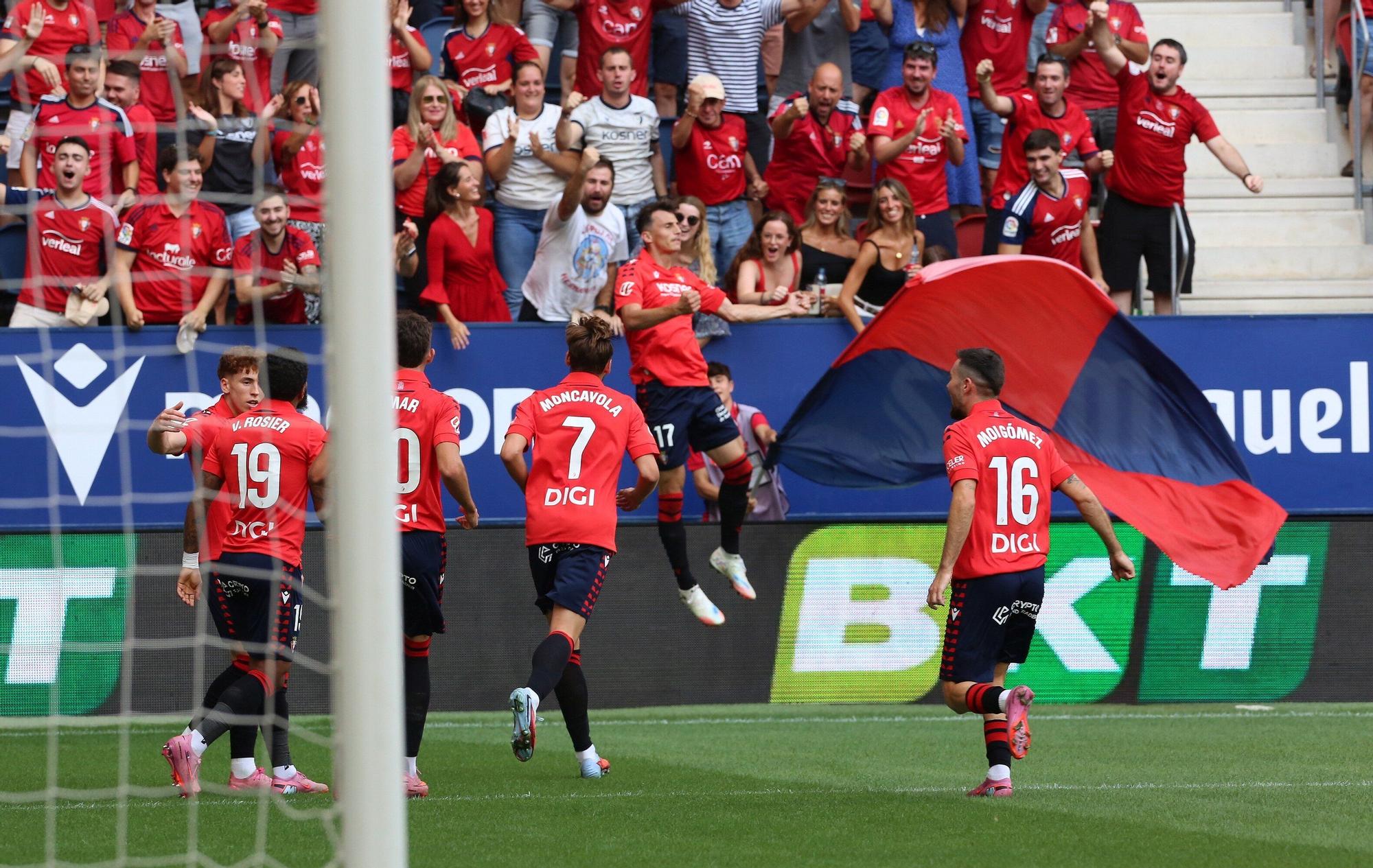 Fotos del gol de Ante Budimir ante el Valencia