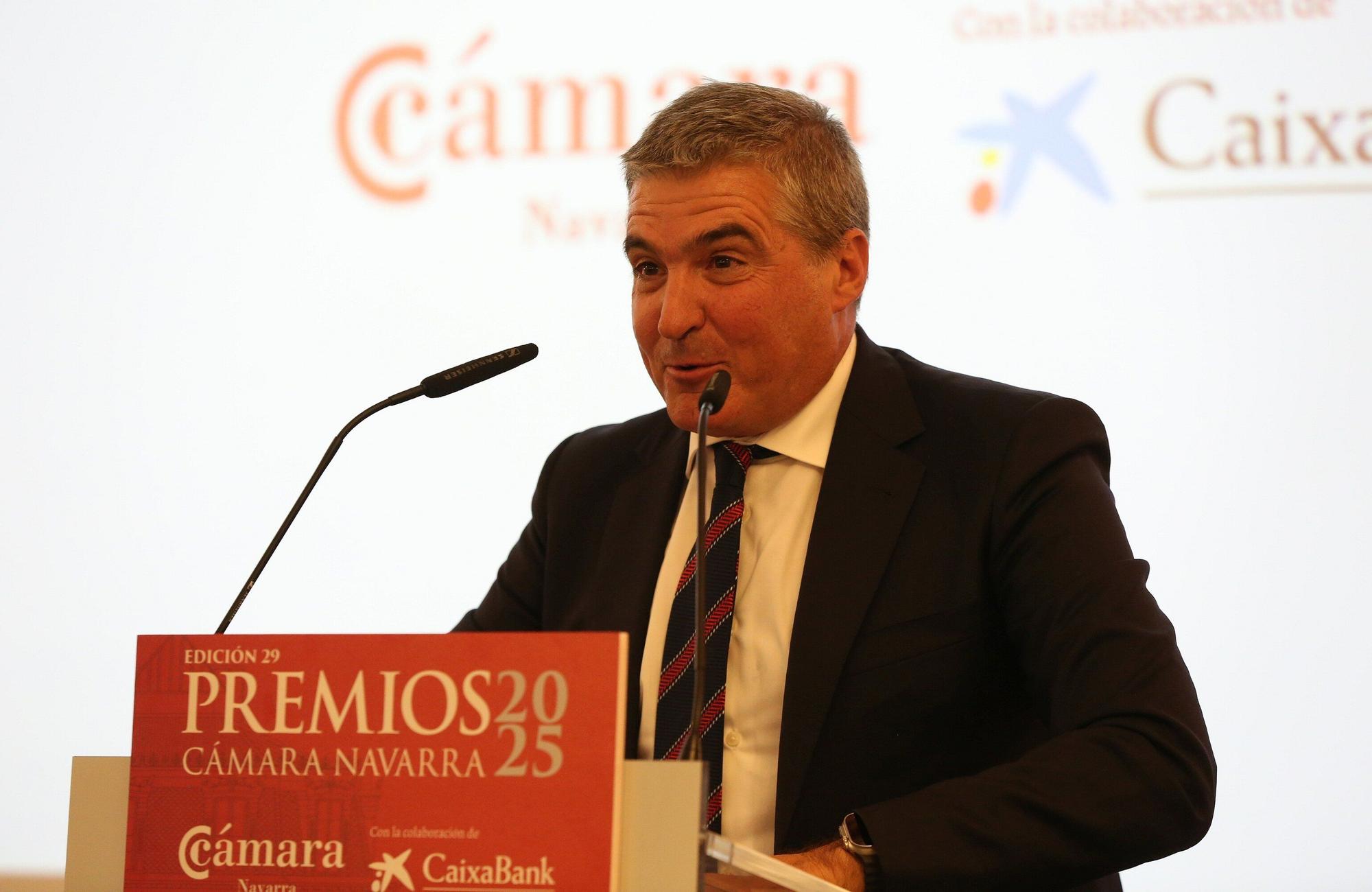Fotos de la entrega de los Premios Cámara Navarra 2025