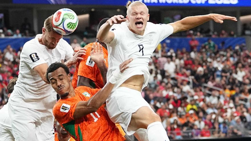 Haaland marca y pone a Noruega a remar