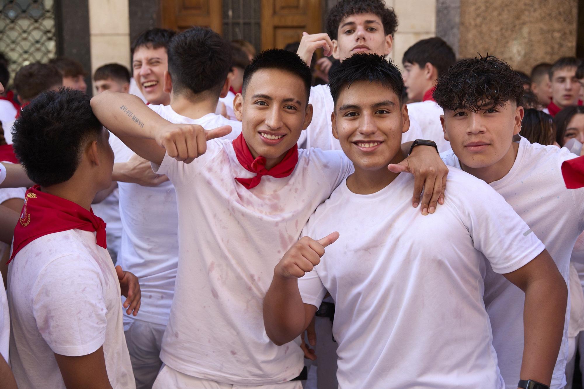 Fotos del cohete de fiestas de Sangüesa 2025