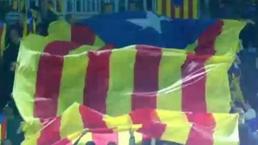 La UEFA &#039;incluye&#039; &#039;estelades&#039; en el vídeo promocional del Barça vs Roma de la Champions