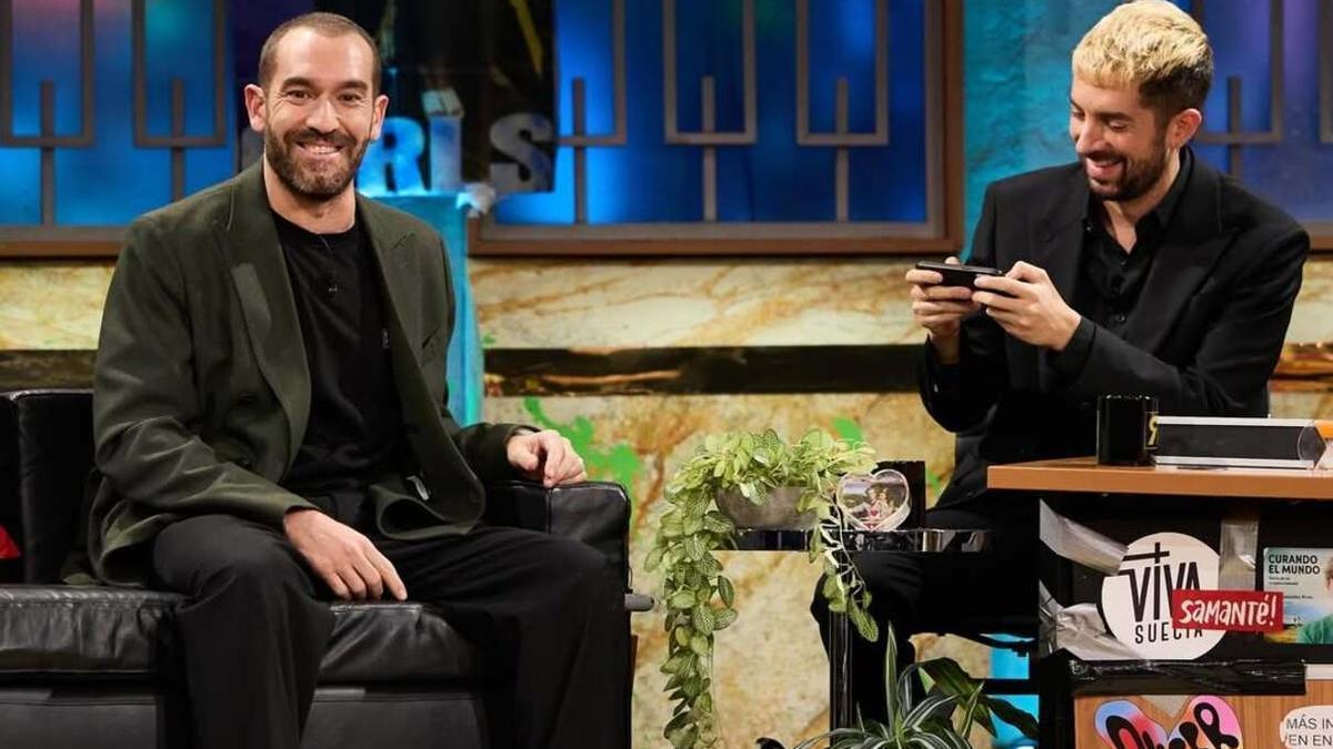 Jorge Ponce y David Broncano, ayer en &#039;La Revuelta&#039;