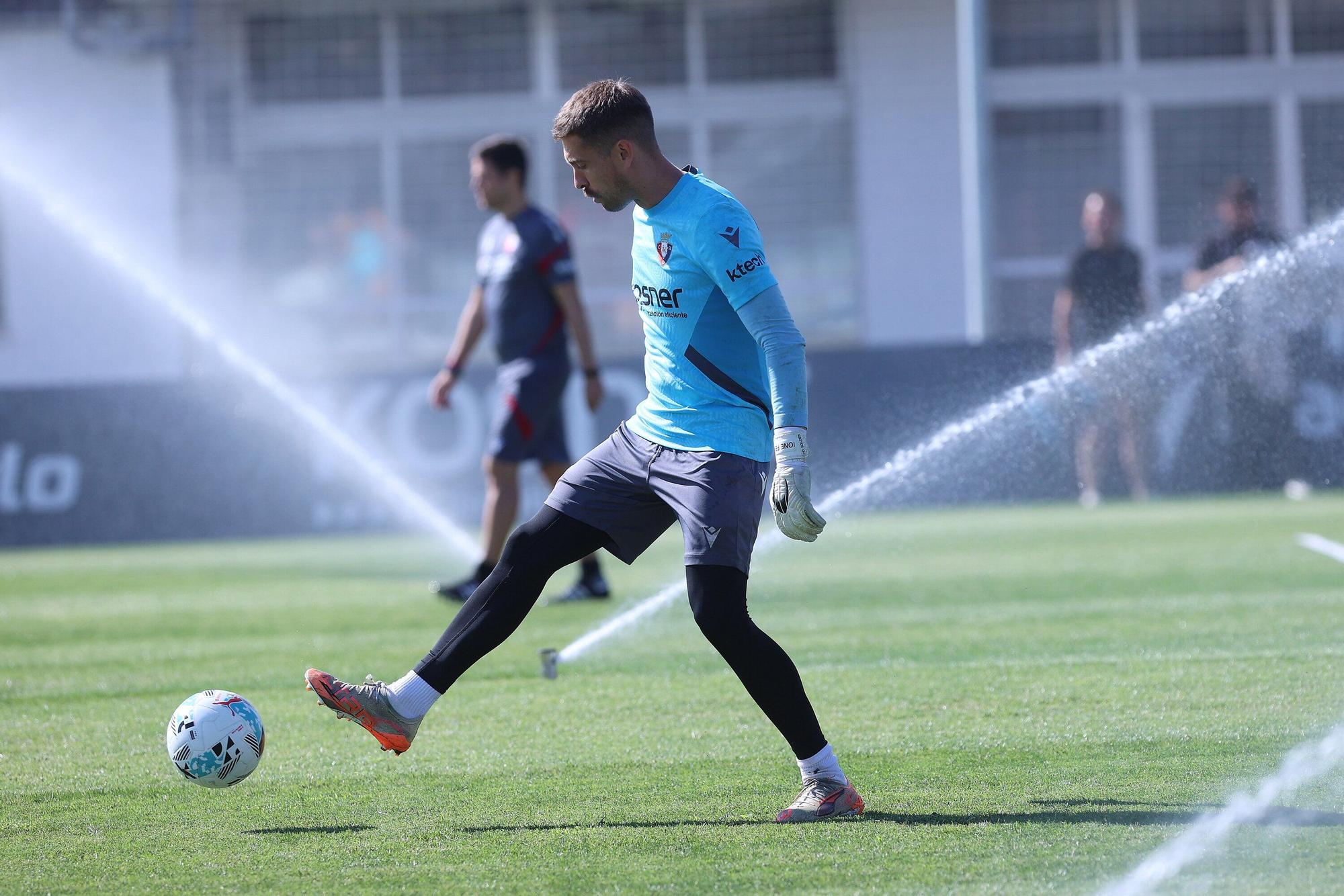 Fotos del último entrenamiento en Tajonar antes del Espanyol-Osasuna