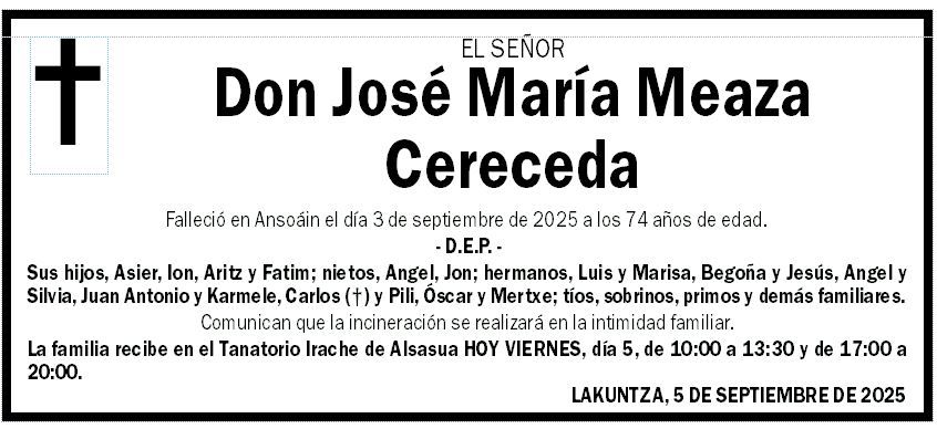 José María Meaza Cereceda