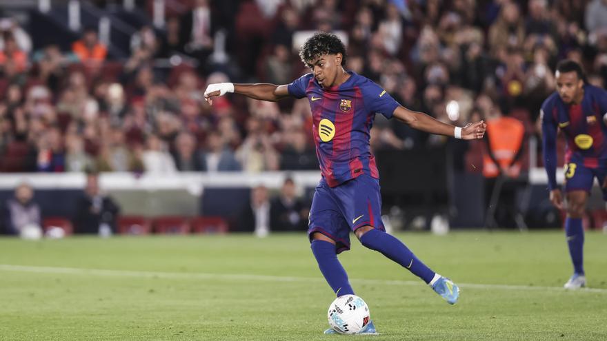 Lamine le da el triunfo al Barça