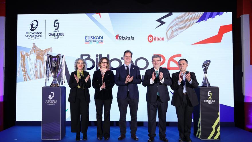 Las instituciones vascas se vuelcan con las finales de rugby en San Mamés