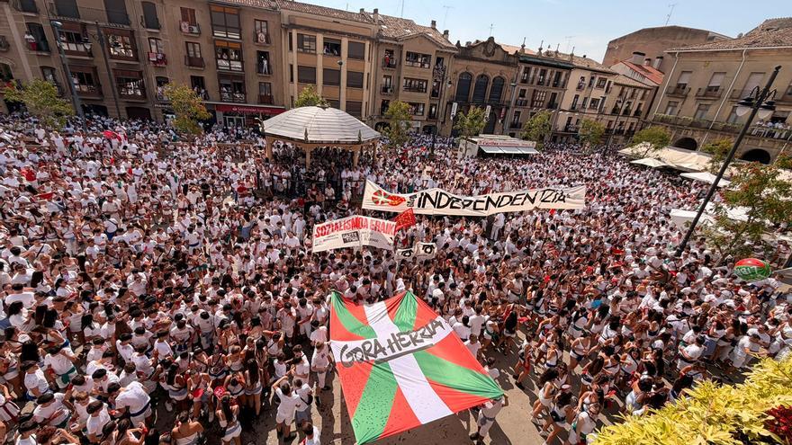 El verde de El Empuje enciende las fiestas de Tafalla 2026