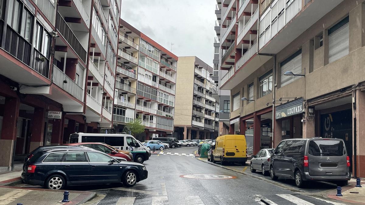 Calle Aita Donosti, en Beraun