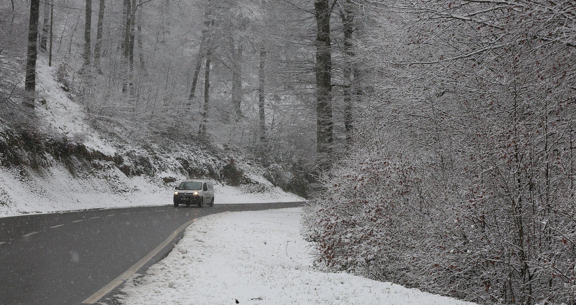 Fotos de la nieve en Navarra (20 de noviembre de 2025)