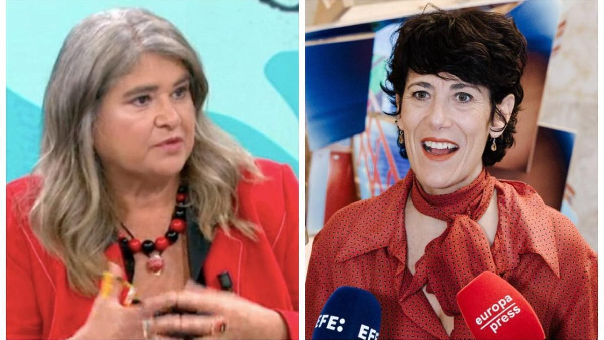 Lucía Etxebarria y Elma Saiz.