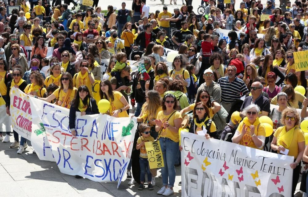 Manifestación de la Plataforma 0-3 de Navarra