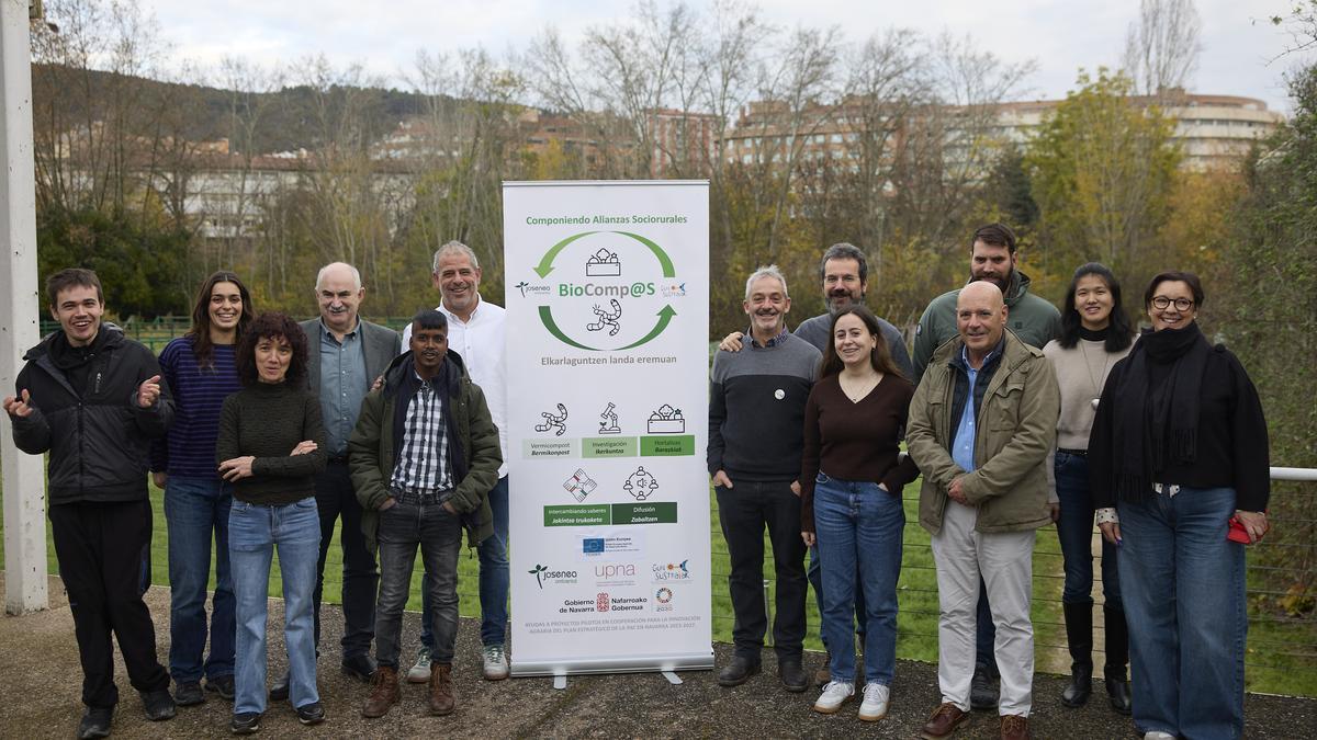 Josenea y Gure Sustraiak han participado en el proyecto Biocompas.