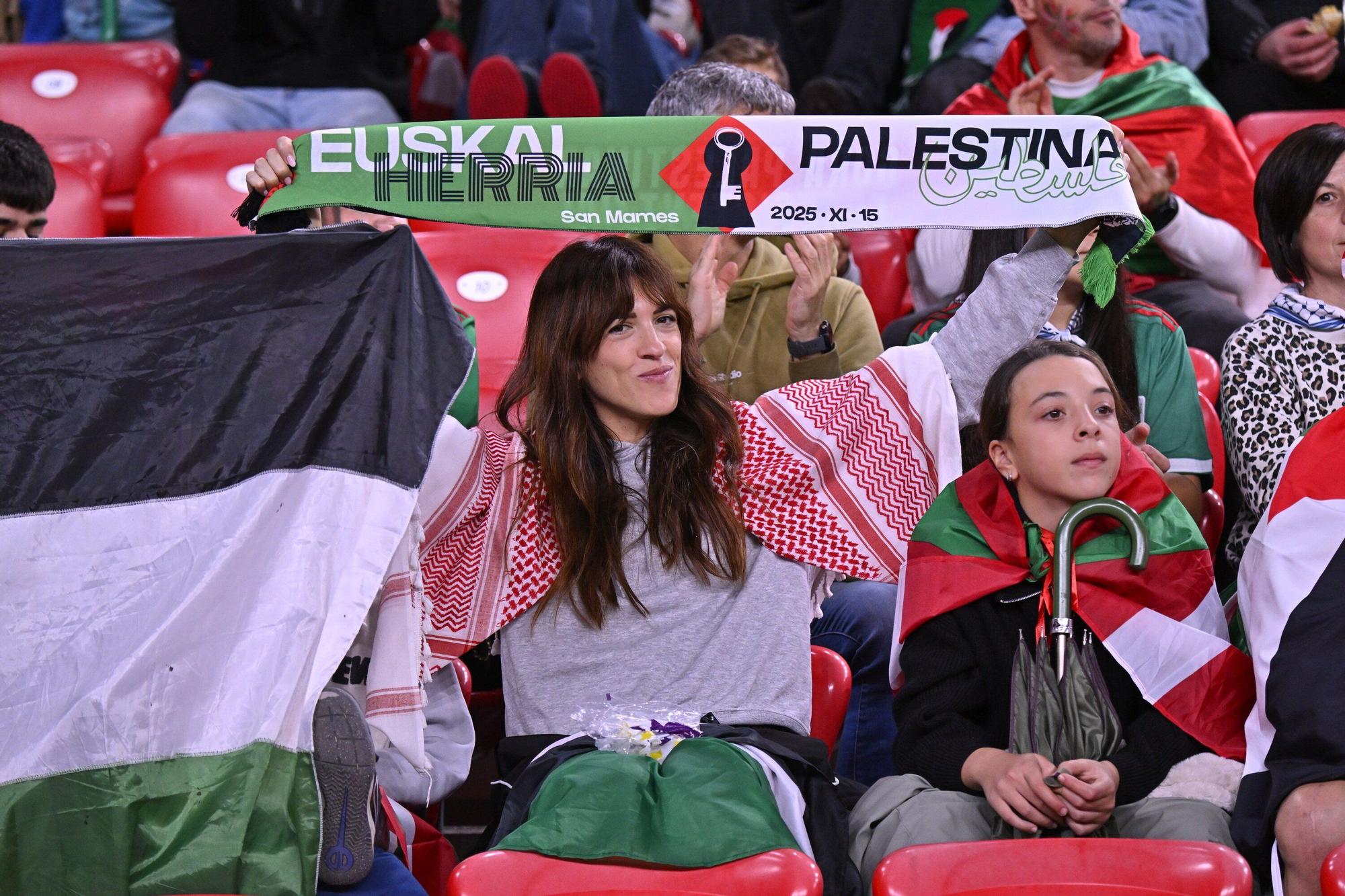 Las imágenes del Euskal Selekzioa - Palestina