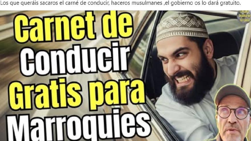 No es cierto que los marroquíes puedan sacarse gratis el carné de conducir en España