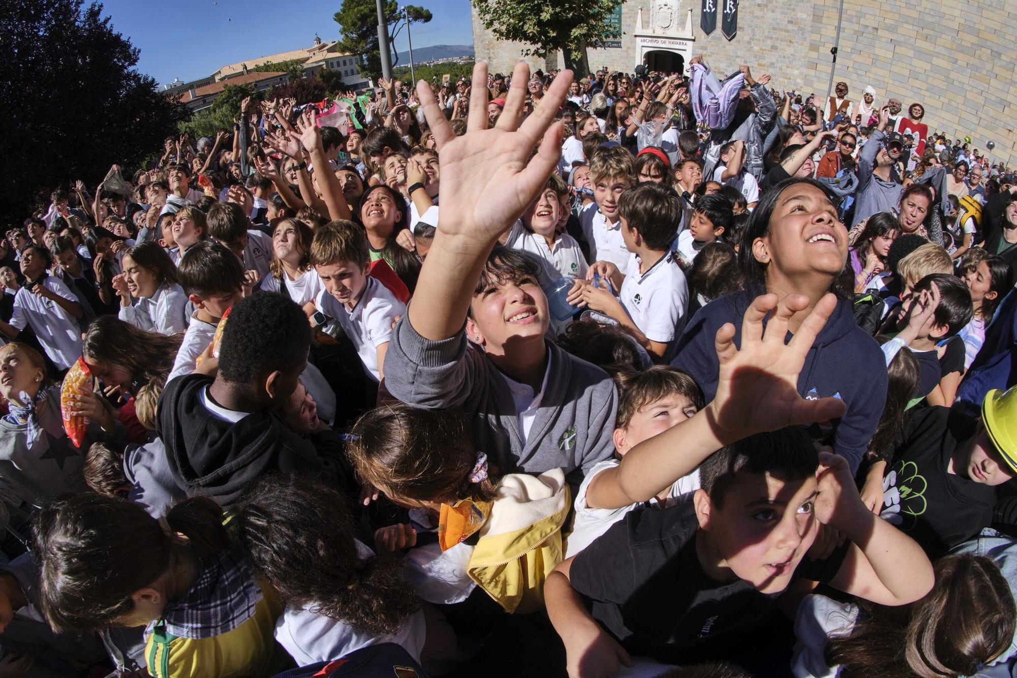 Fotos del chupinazo de San Fermín Txikito 2025